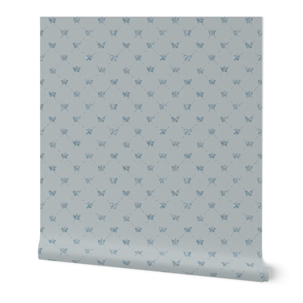 Tiny-butterfly Blue-on-blue